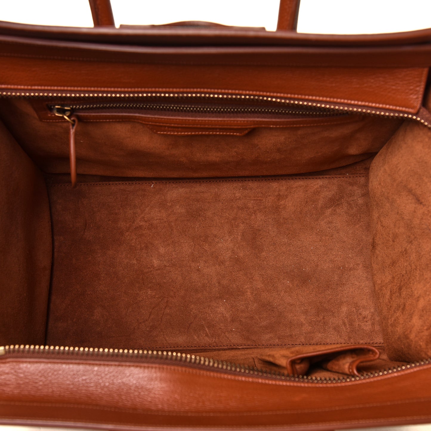 Baby Calfskin Mini Luggage Caramel
