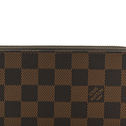 Louis Vuitton Damier Ebene Clemence Wallet Cherry 7 of 7