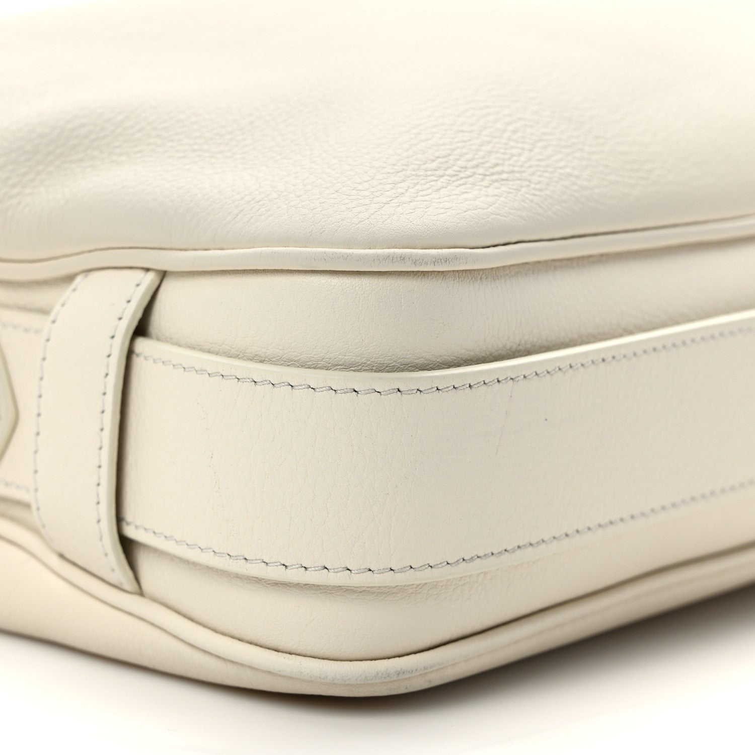Celine Supple Calfskin Medium Romy Shoulder Bag Rice 7 of 10