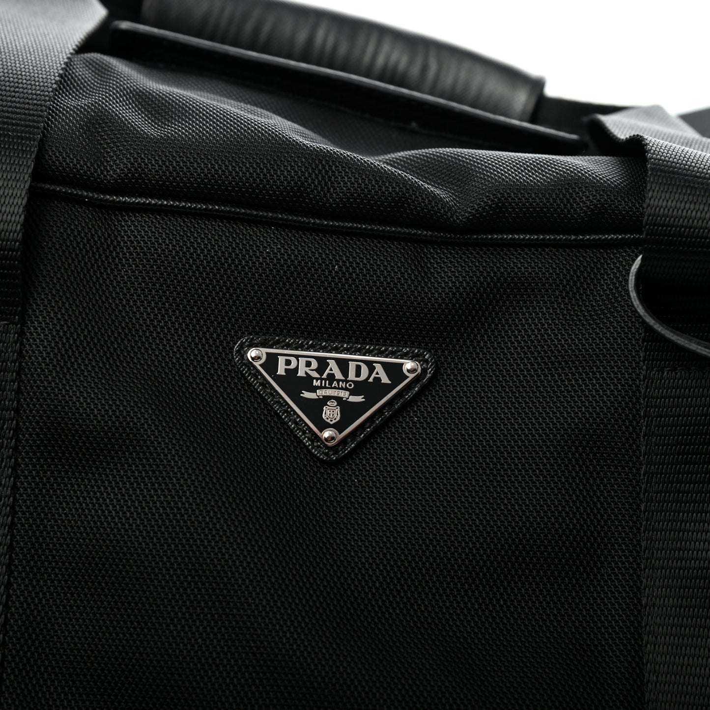 Tessuto Nylon Duffel Bag Black