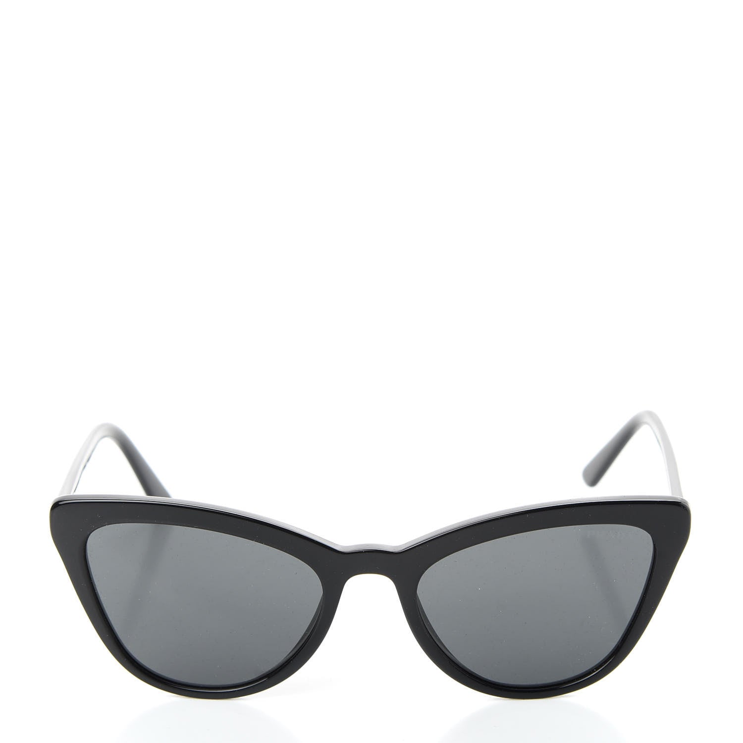 Prada Acetate Cat Eye Sunglasses SPR 01V Black 2 of 7