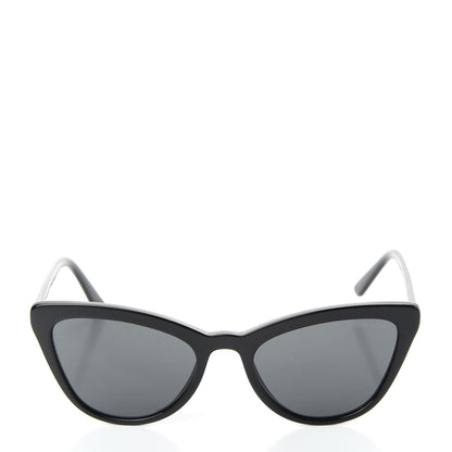 Prada Acetate Cat Eye Sunglasses SPR 01V Black 2 of 7