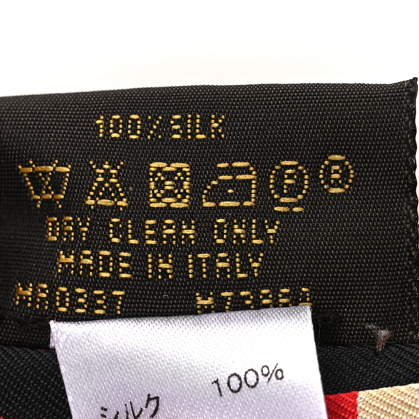 Silk Monogram Trunks Bandeau Brown