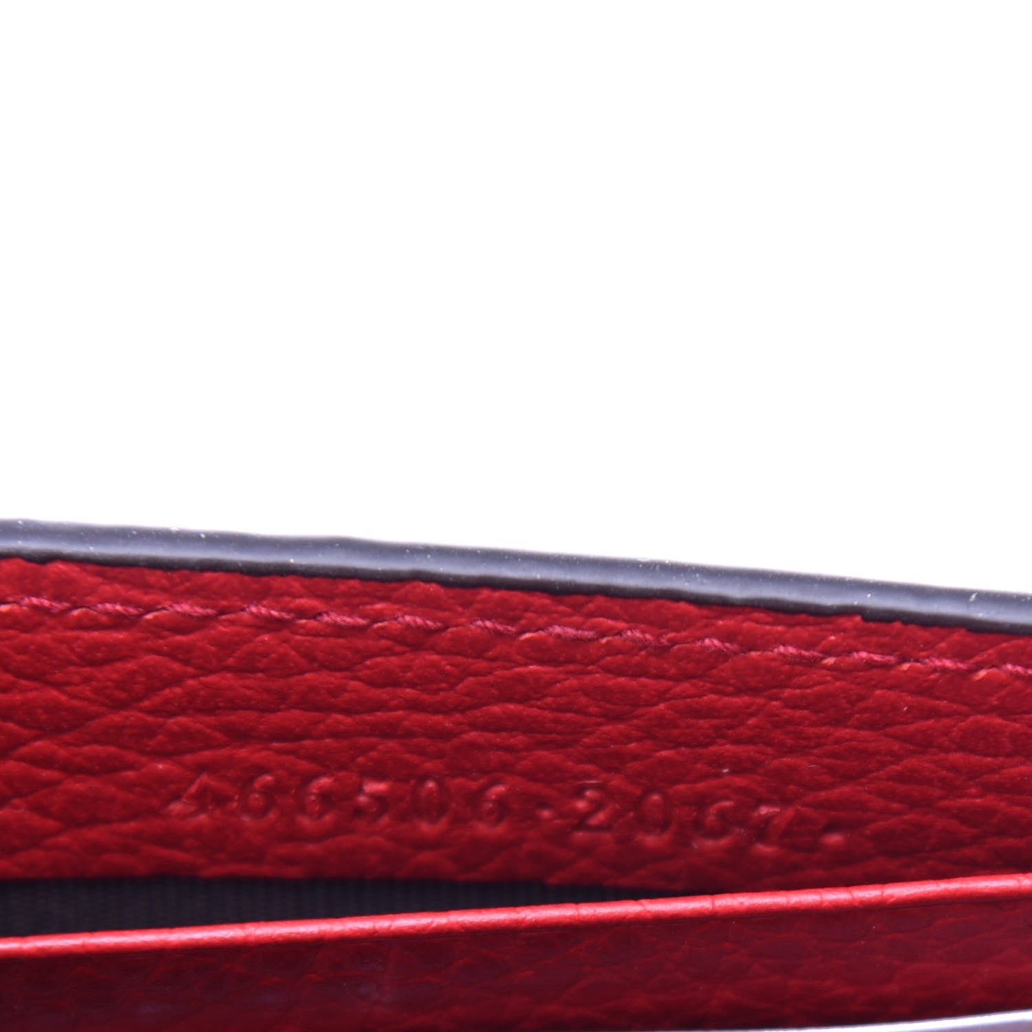 Gucci Dollar Calfskin Medium Betty Chain Wallet Tabasco 7 of 11