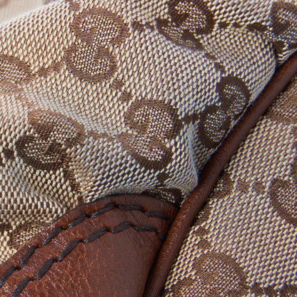 Gucci Monogram Medium Jockey Tote Dark Brown 11 of 11