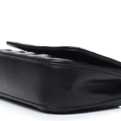 Versace Nappa Quilted Virtus Evening Bag Black 11 of 14