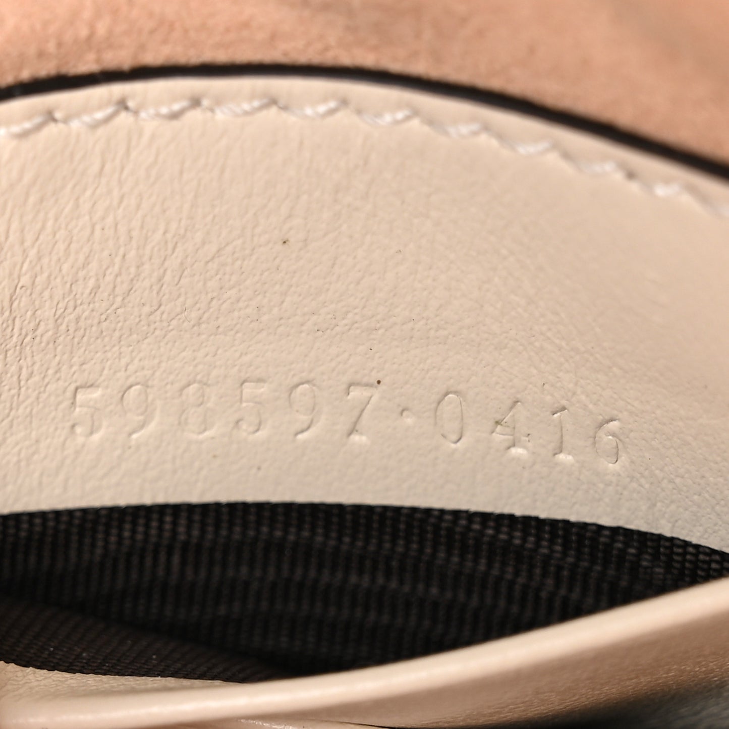 Calfskin Matelasse Mini GG Marmont Crossbody Bag White