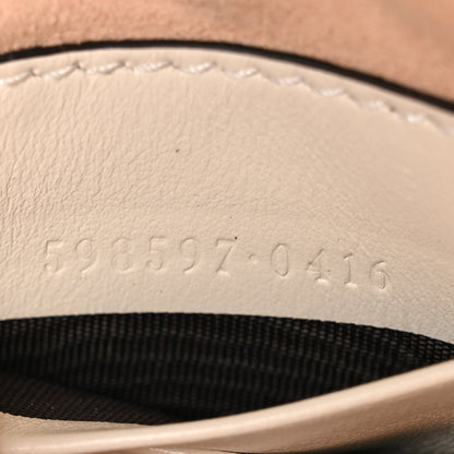 Gucci Calfskin Matelasse Mini GG Marmont Crossbody Bag White 6 of 10