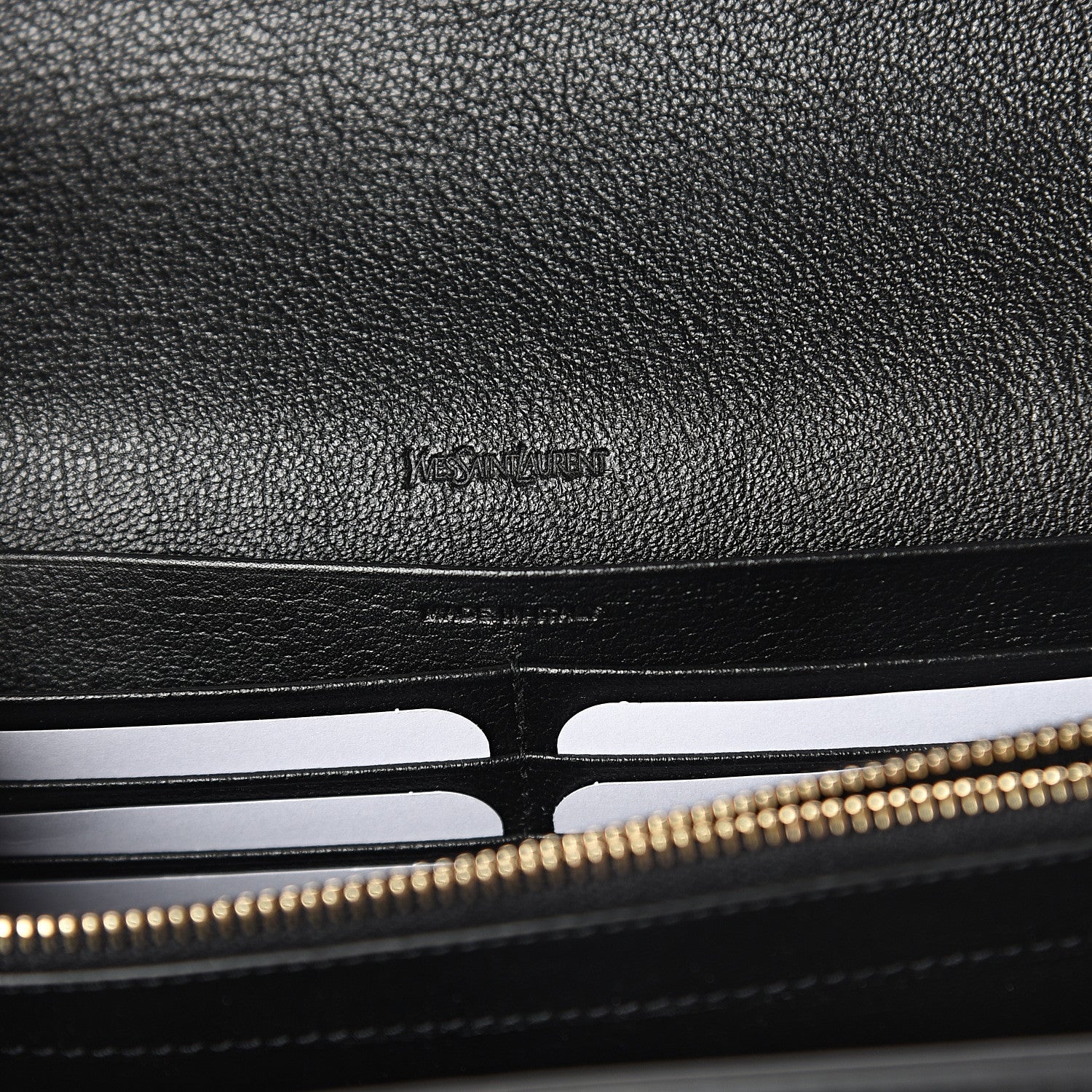 Saint Laurent Calfskin Monogram Belle de Jour Chain Clutch Black 5 of 8