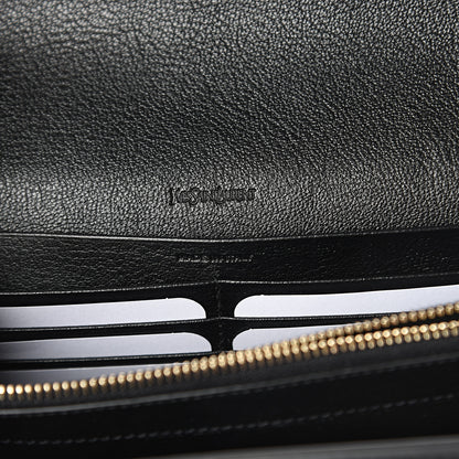 Saint Laurent Calfskin Monogram Belle de Jour Chain Clutch Black 5 of 8