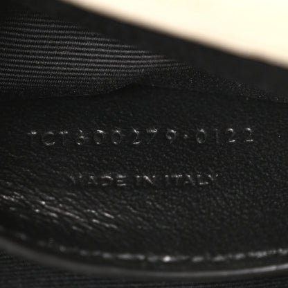 Saint Laurent Sheepskin Matelasse Chevron Monogram Medium College Bag Crema Soft 7 of 10