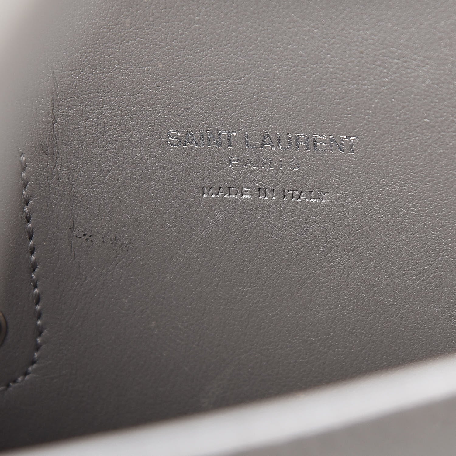 Saint Laurent Grained Calfskin Nano Sac De Jour Fog 6 of 15