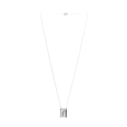 Tiffany Sterling Silver Nike Women's 2015 Marathon Pendant Necklace 2 of 5