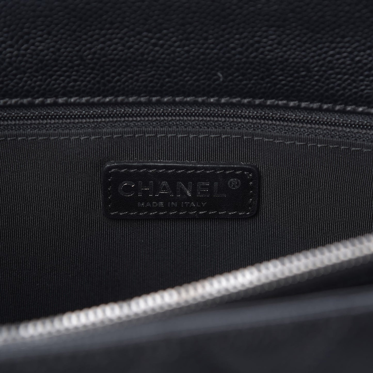 Caviar Quilted Grand Shopping Tote GST Black