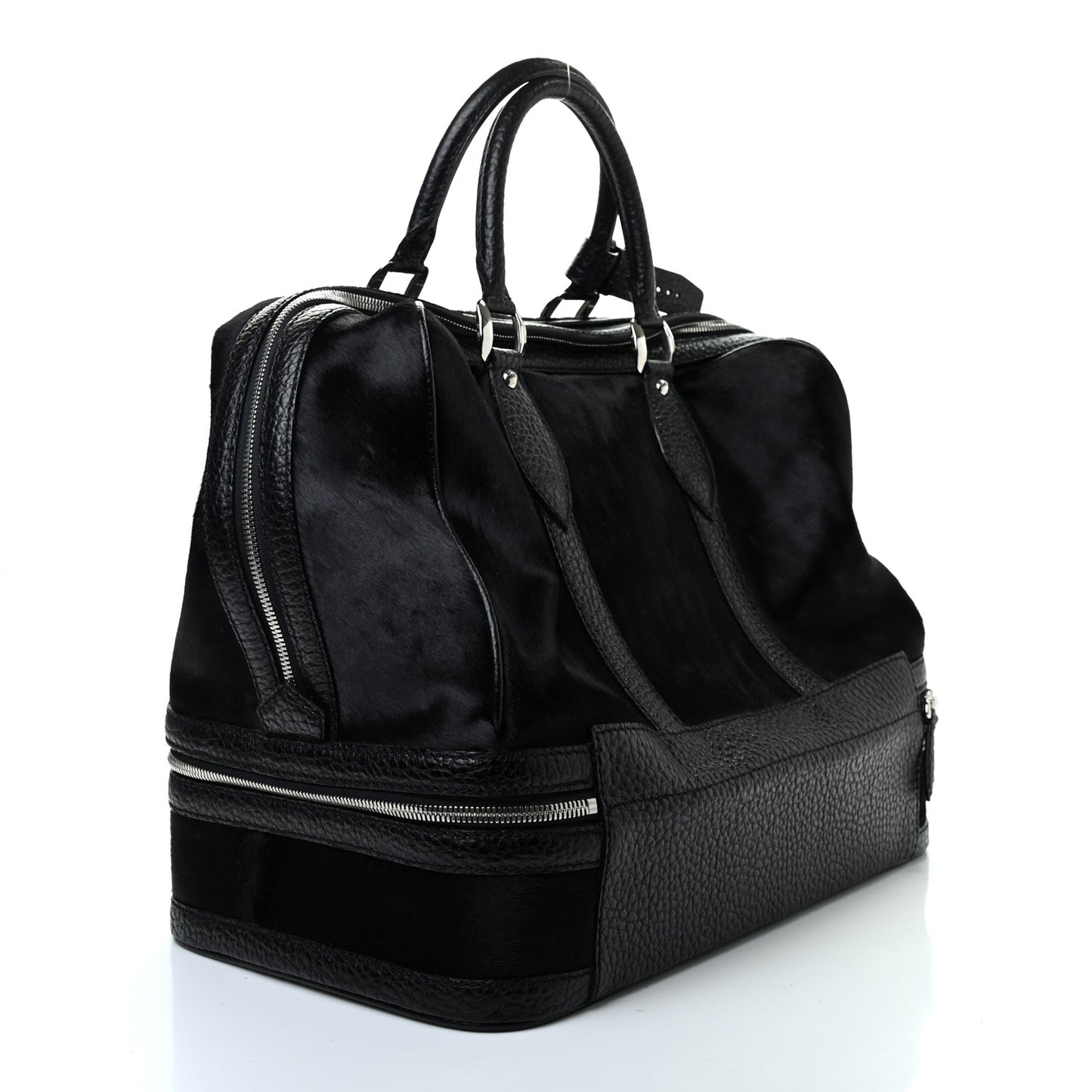 Pony Hair Mens Whistler Carryall Black