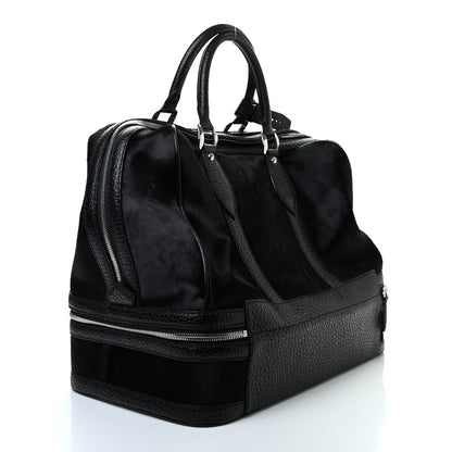 Louis Vuitton Pony Hair Mens Whistler Carryall Black 2 of 10