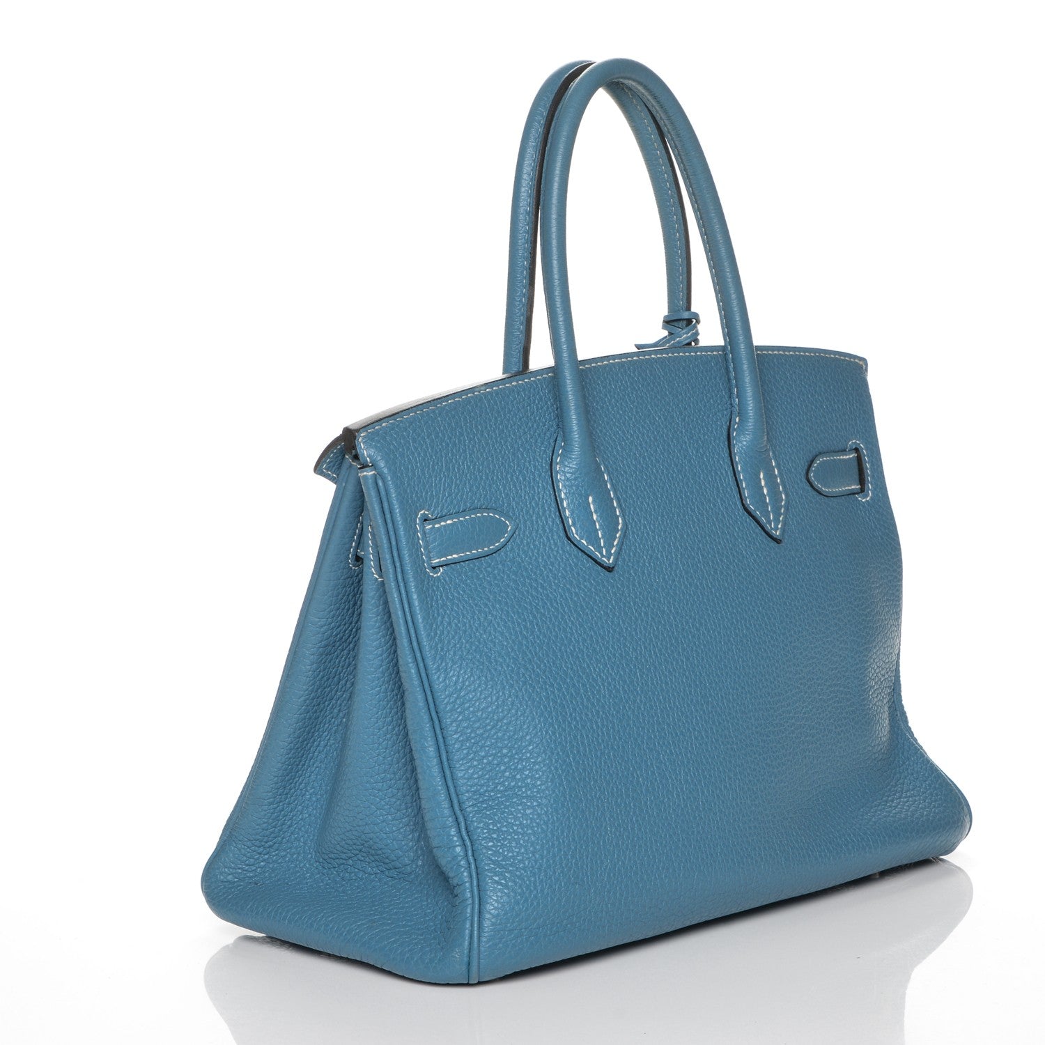 Hermes Togo Birkin 30 Blue Jean 3 of 27