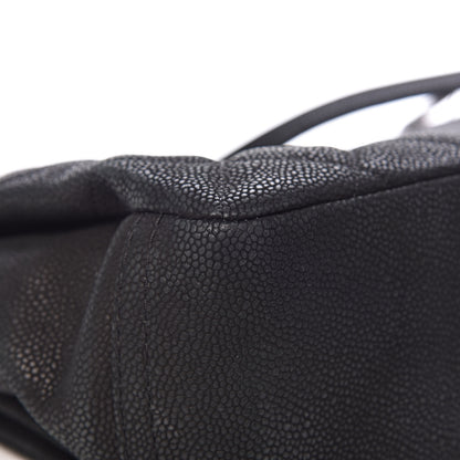 Chanel Iridescent Caviar Quilted Medium Lady Pearly Flap Black 13 of 16
