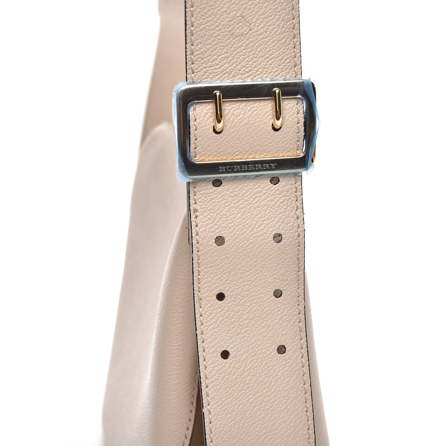 Soft Grain Calfskin House Check Small Helmsley Crossbody Limestone