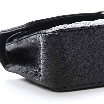 Chanel Caviar Quilted Medium Double Flap Black 7 of 8