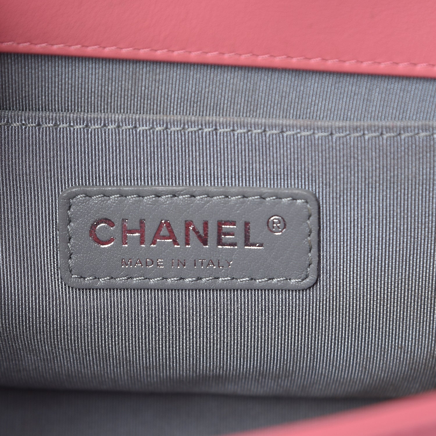 Chanel Calfskin Chevron Quilted Medium Boy Flap Pink 6 of 16