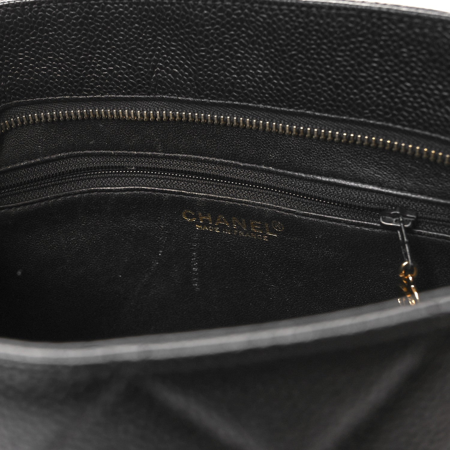 Chanel Caviar Quilted Medallion Tote Black 5 of 12