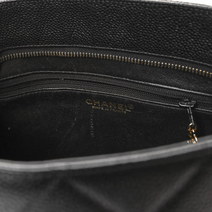 Chanel Caviar Quilted Medallion Tote Black 5 of 12