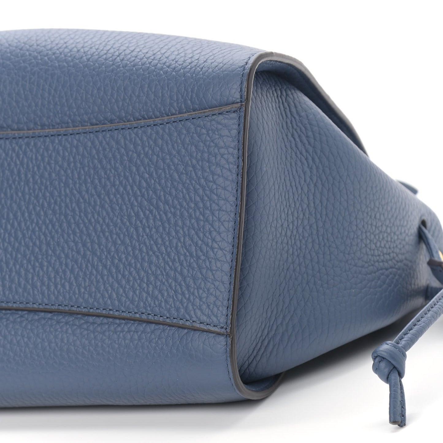 Heavy Grain Small Iris Tote Pale Navy