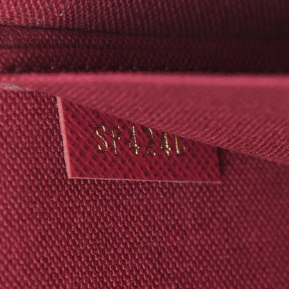 Louis Vuitton Monogram Pochette Felicie Chain Wallet Fuchsia 9 of 12