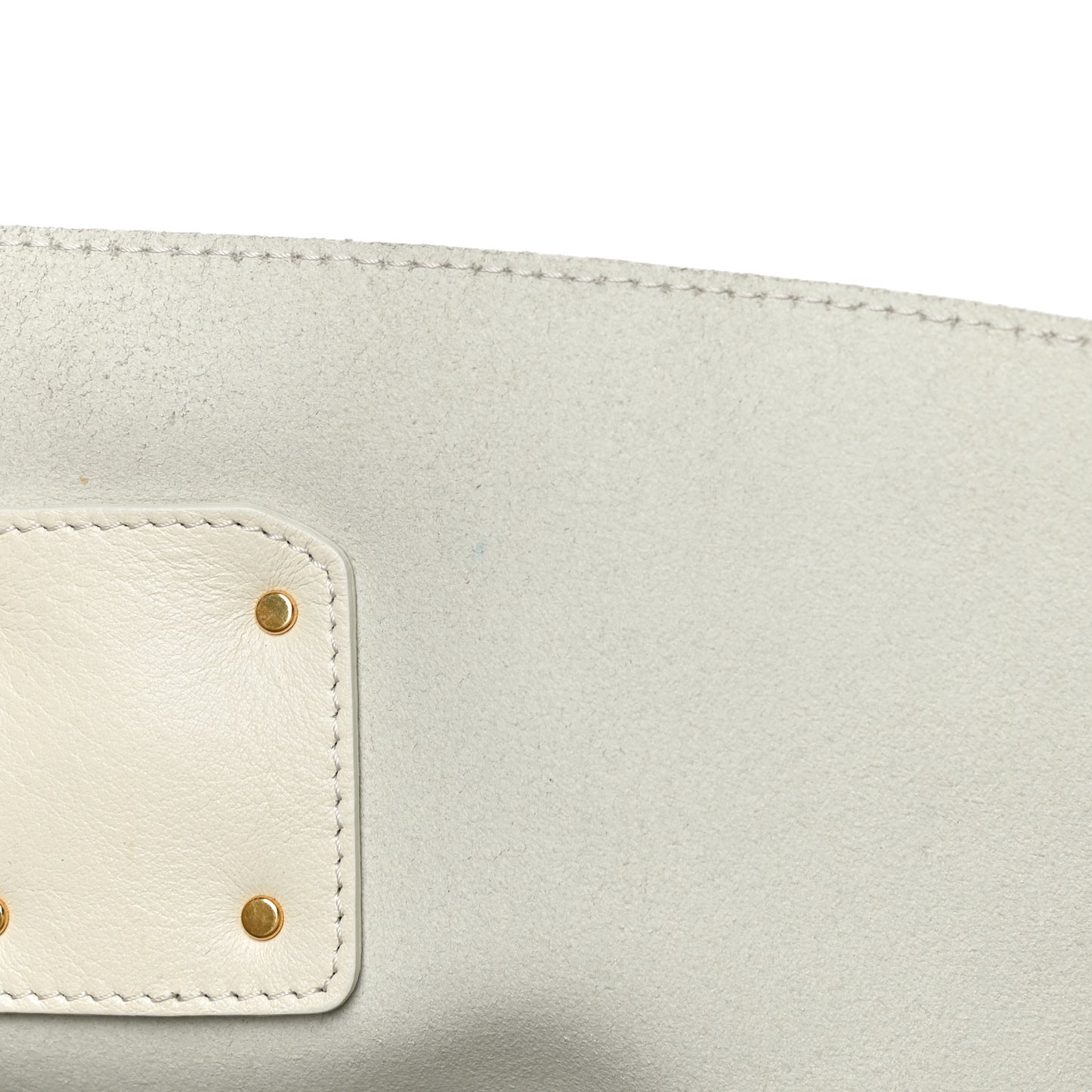 Smooth Calfskin Medium Vick Tote Off White