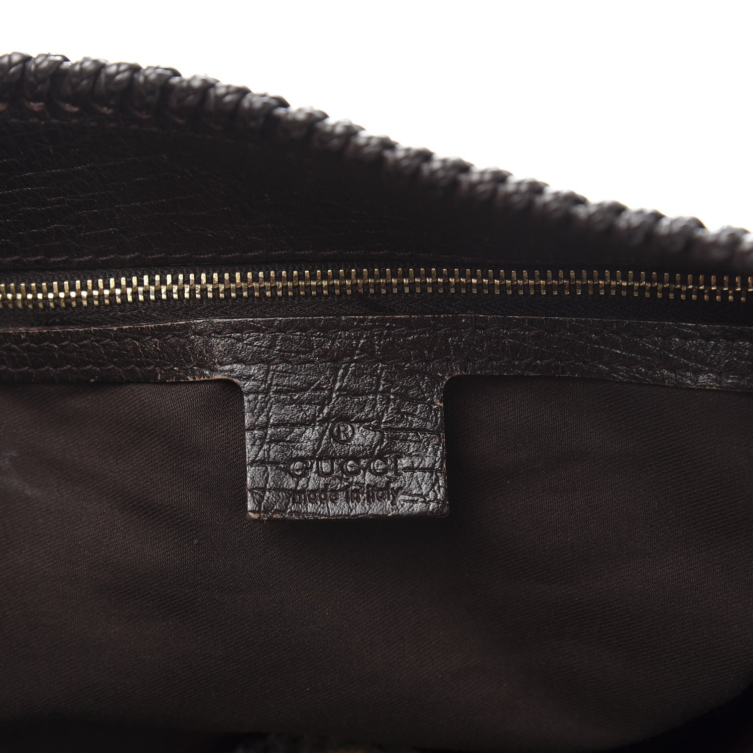 Gucci Monogram Large Horsebit Chain Hobo Dark Brown 6 of 17