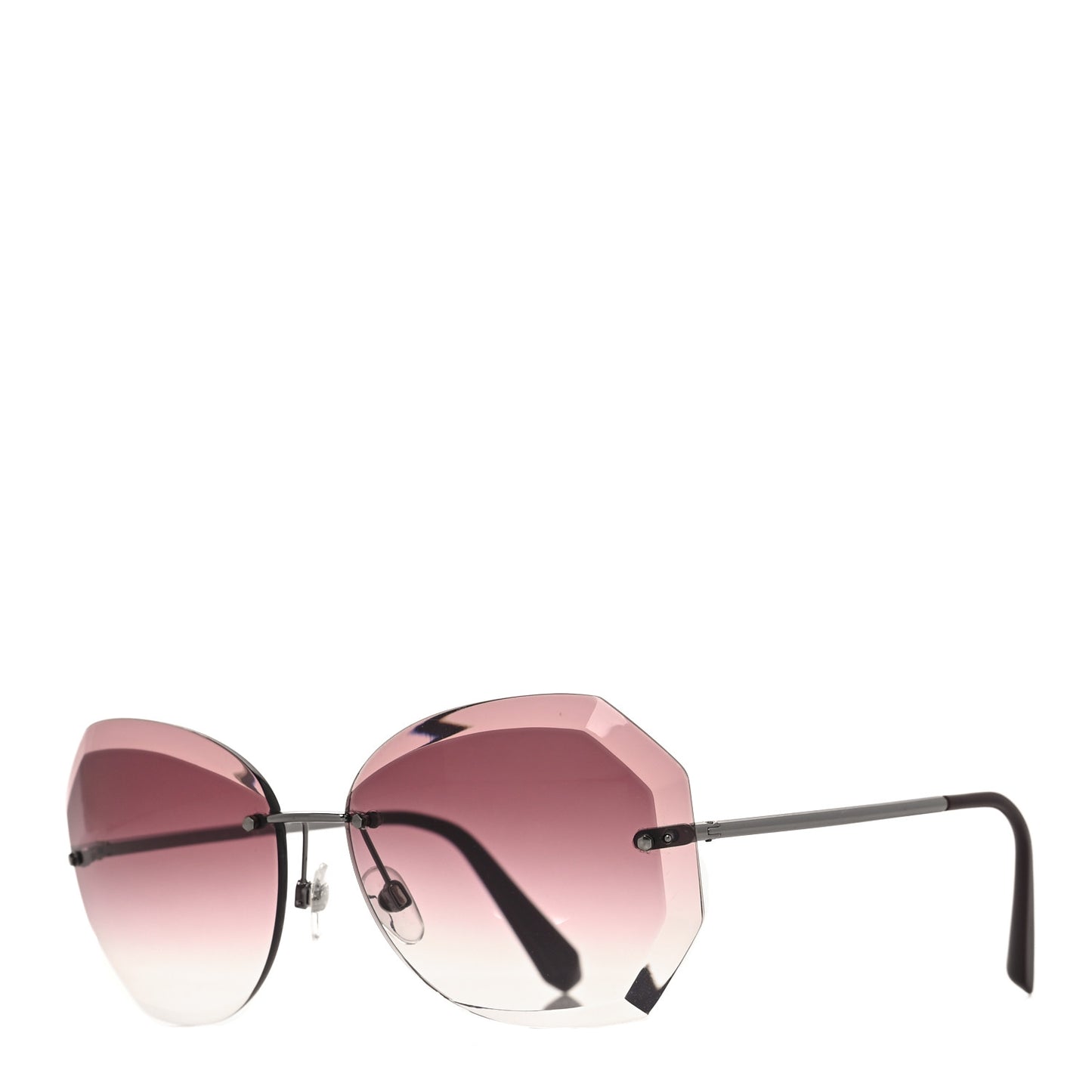Metal Spring Round Sunglasses 4220 Pink