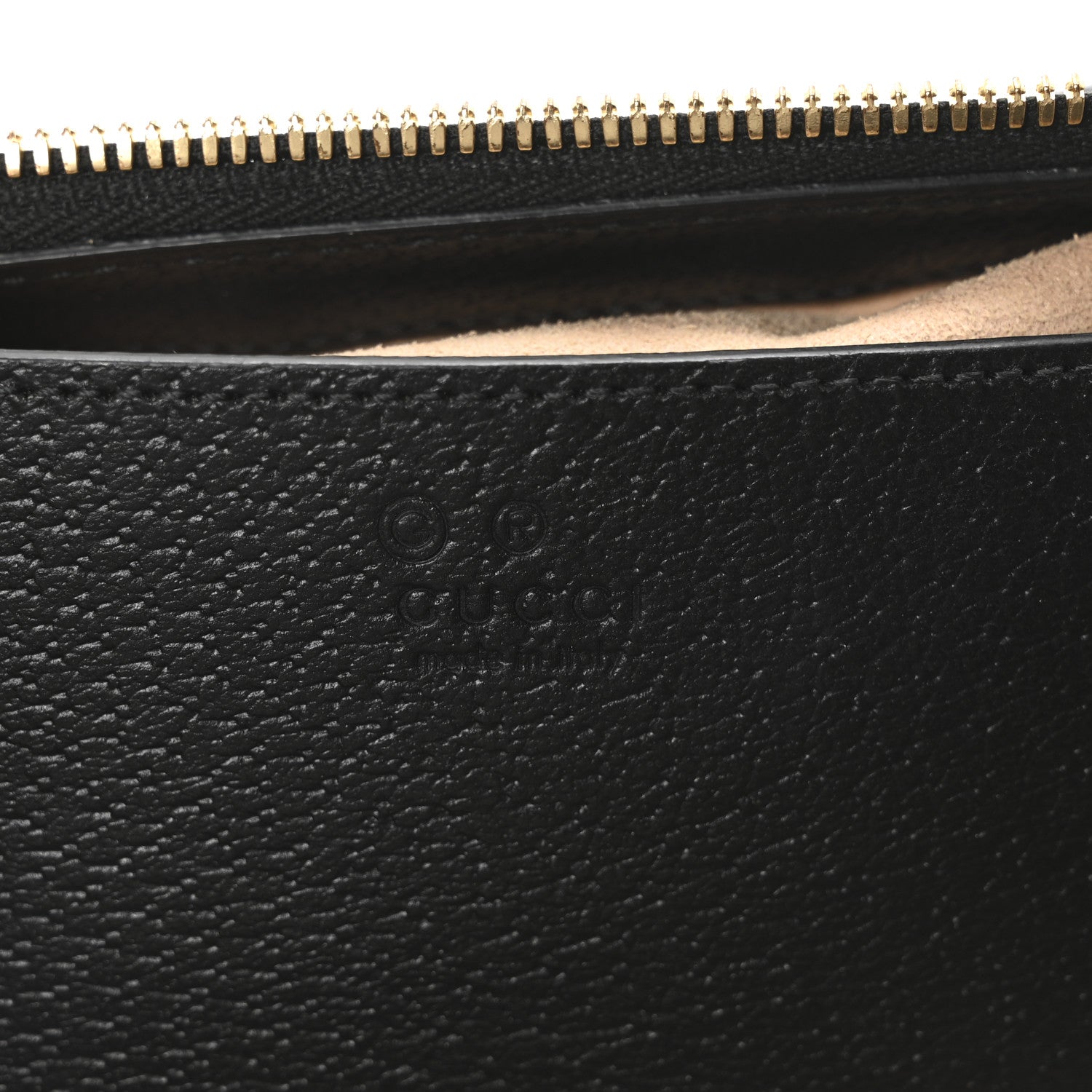 Gucci Textured Calfskin Web Small Ophidia Tote Bag Black 6 of 11