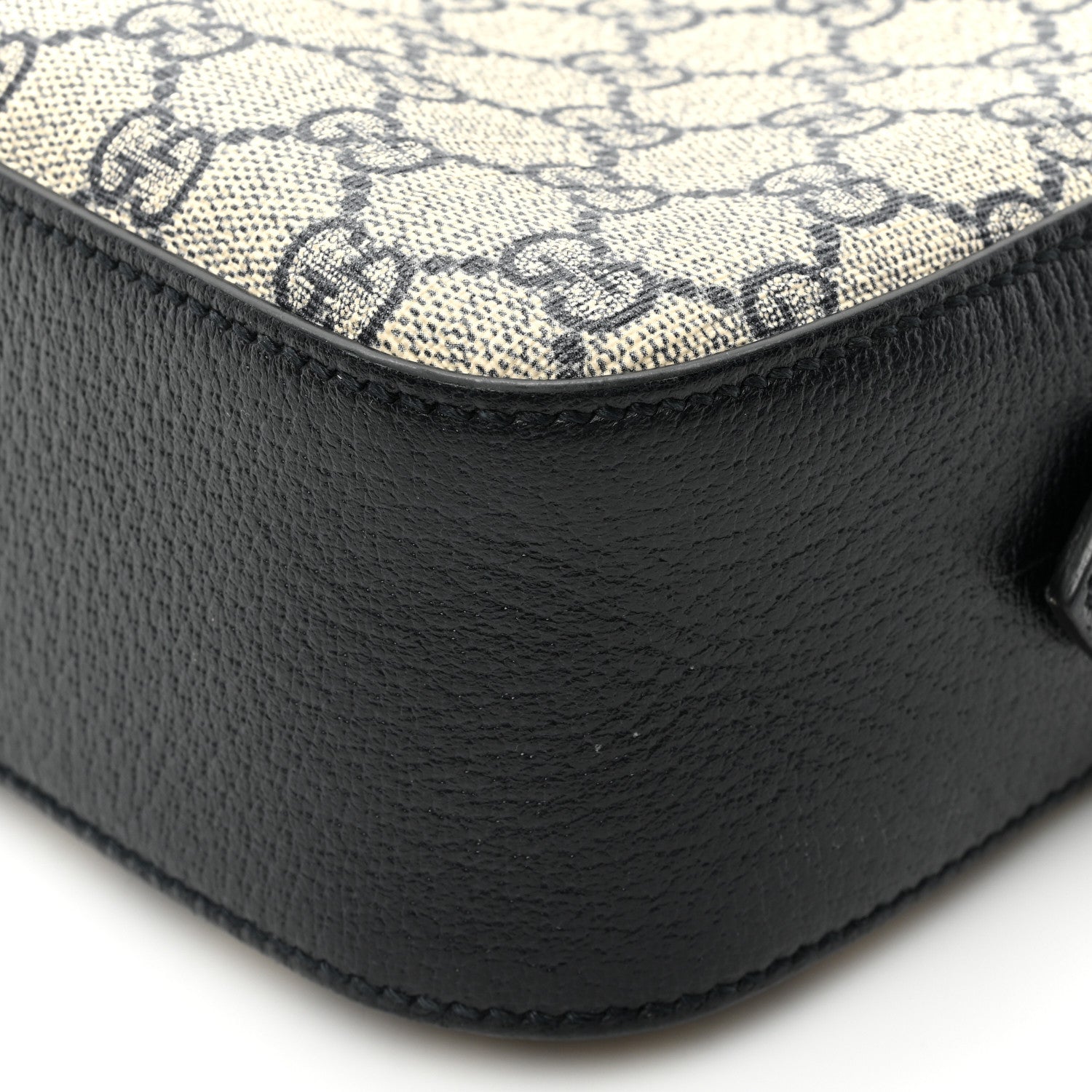 Gucci GG Supreme Monogram Textured Dollar Calfskin Web Small Ophidia Camera Bag Beige Blue 8 of 8