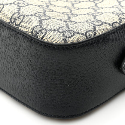 Gucci GG Supreme Monogram Textured Dollar Calfskin Web Small Ophidia Camera Bag Beige Blue 8 of 8