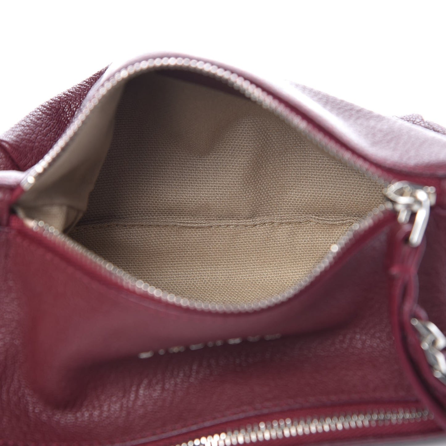 Sugar Goatskin Pandora Wristlet Oxblood
