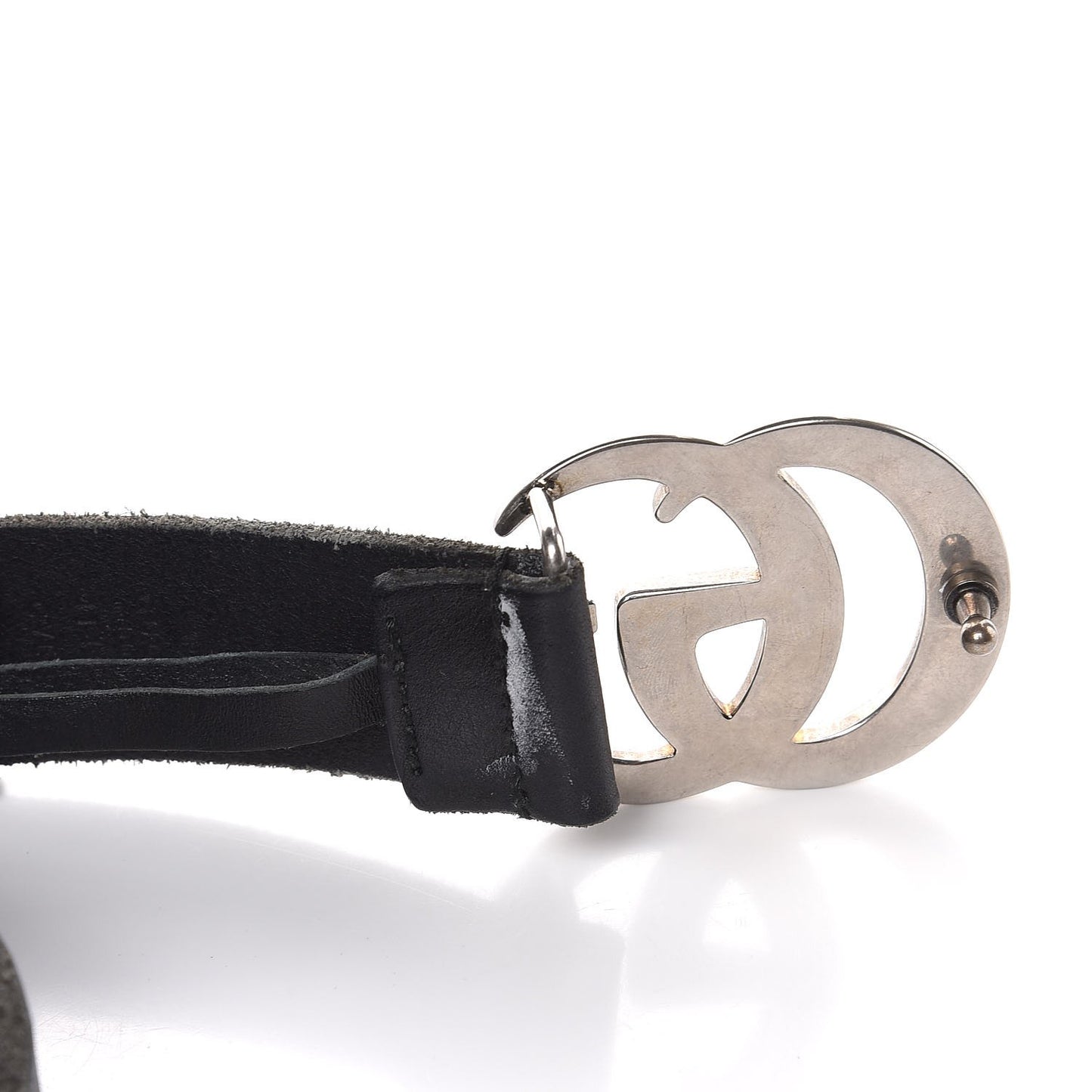 Cuoio Toscano Nickel Double G 30mm Belt 75 30 Black