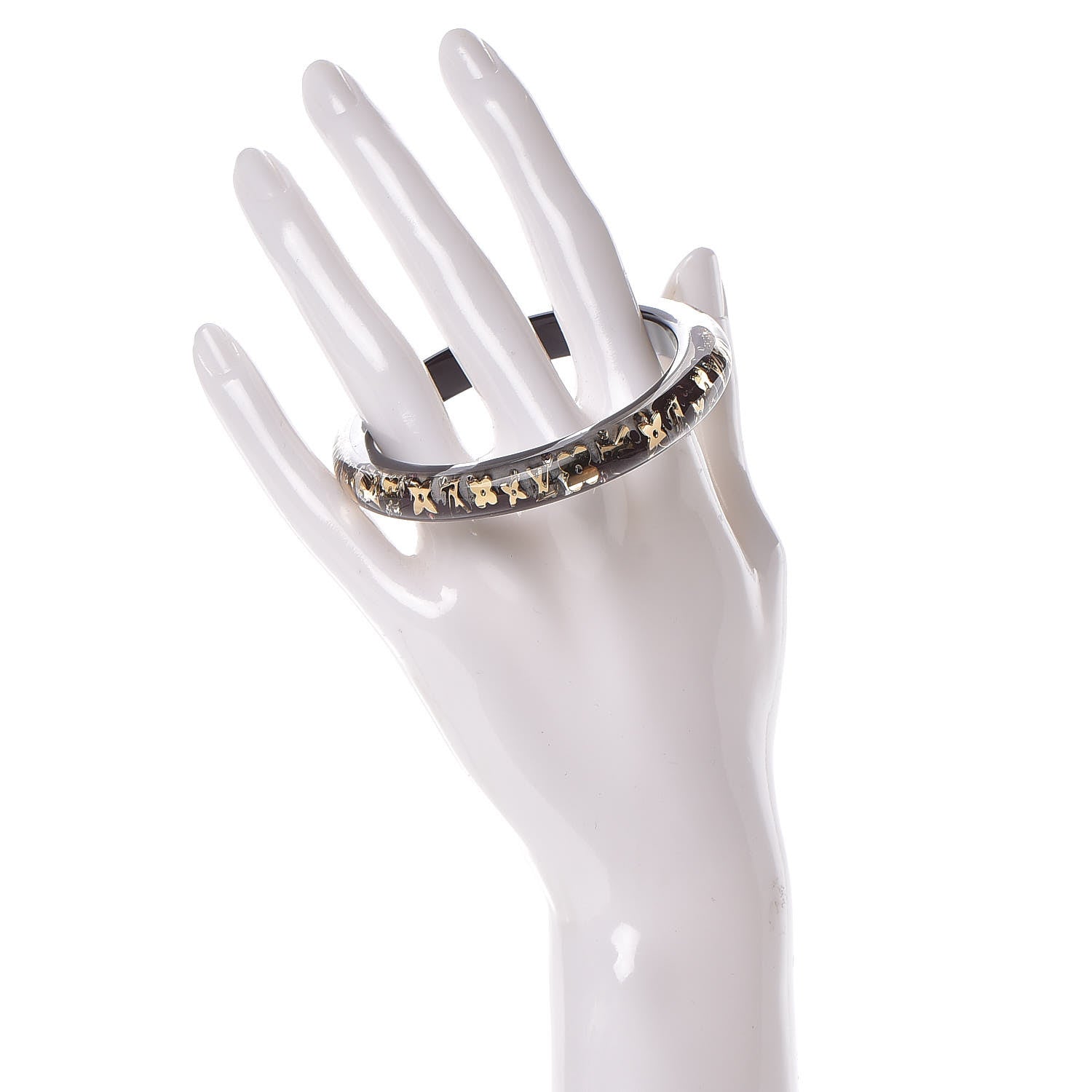 Louis Vuitton Resin Swarovski Small Inclusion Bracelet Marron 2 of 3