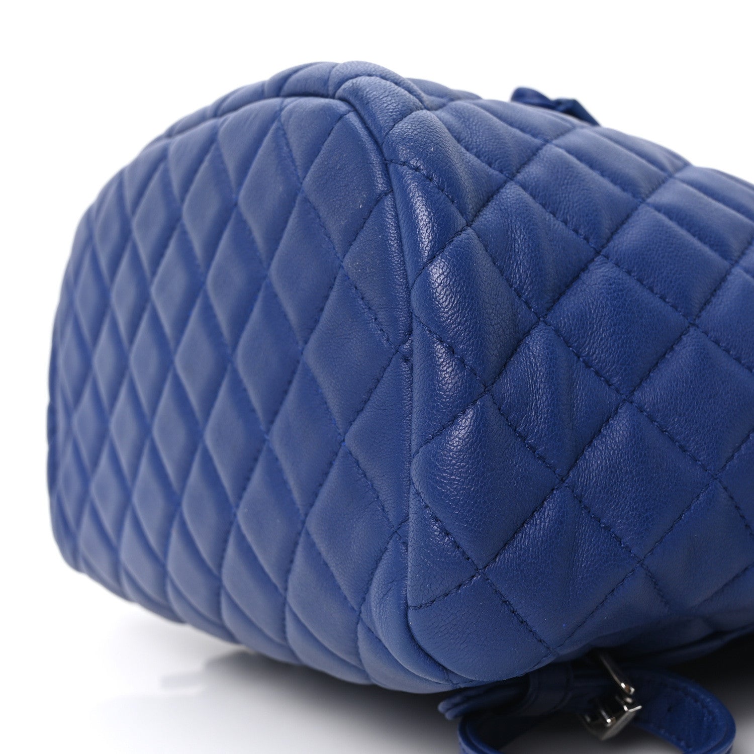 Chanel Calfskin Quilted Small Urban Spirit Backpack Blue 10 of 10
