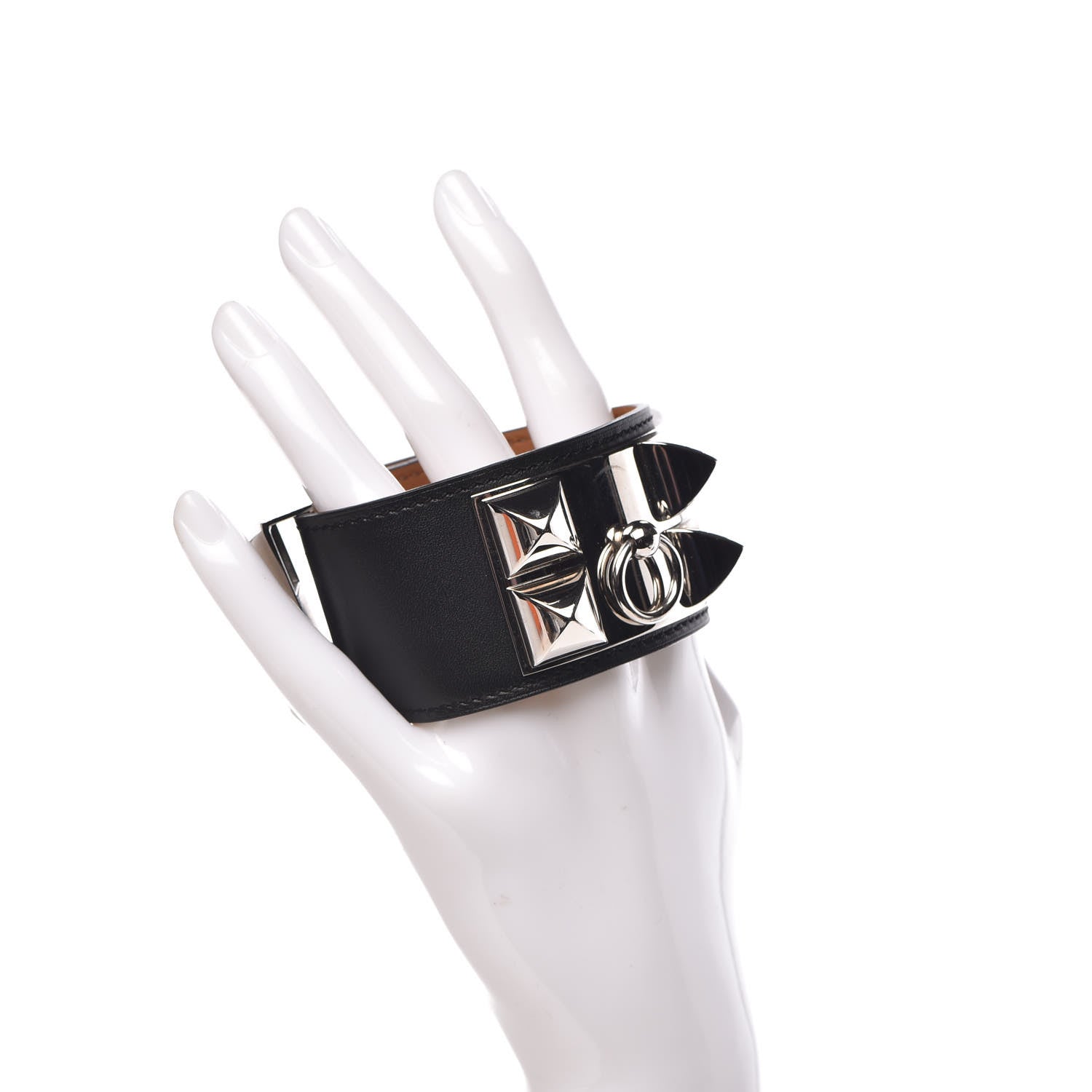 Hermes Swift Collier de Chien CDC Bracelet S Black 2 of 6