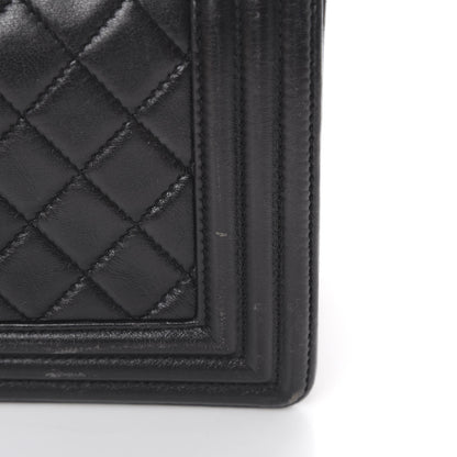 Chanel Calfskin Quilted Medium Boy Flap Black 17 of 20
