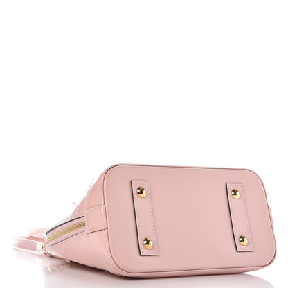 Louis Vuitton Vernis Flowers Alma BB Rose Ballerine 5 of 8