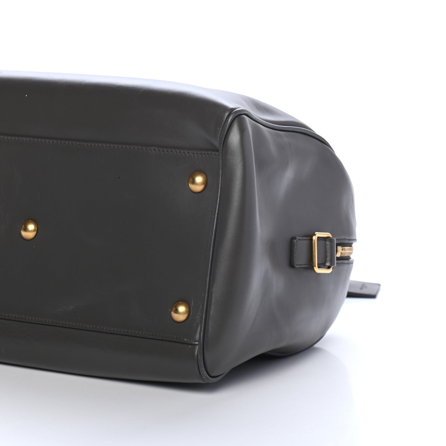 Saint Laurent Calfskin Classic Duffle 6 Earth 8 of 9