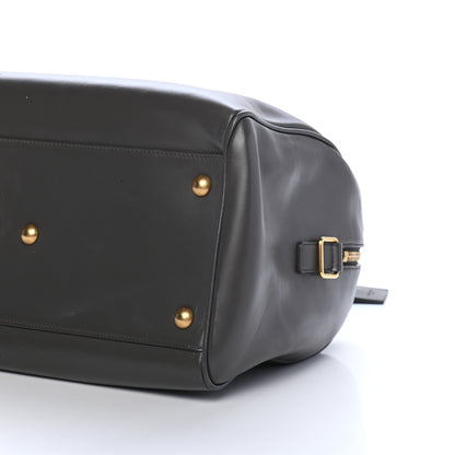 Saint Laurent Calfskin Classic Duffle 6 Earth 8 of 9
