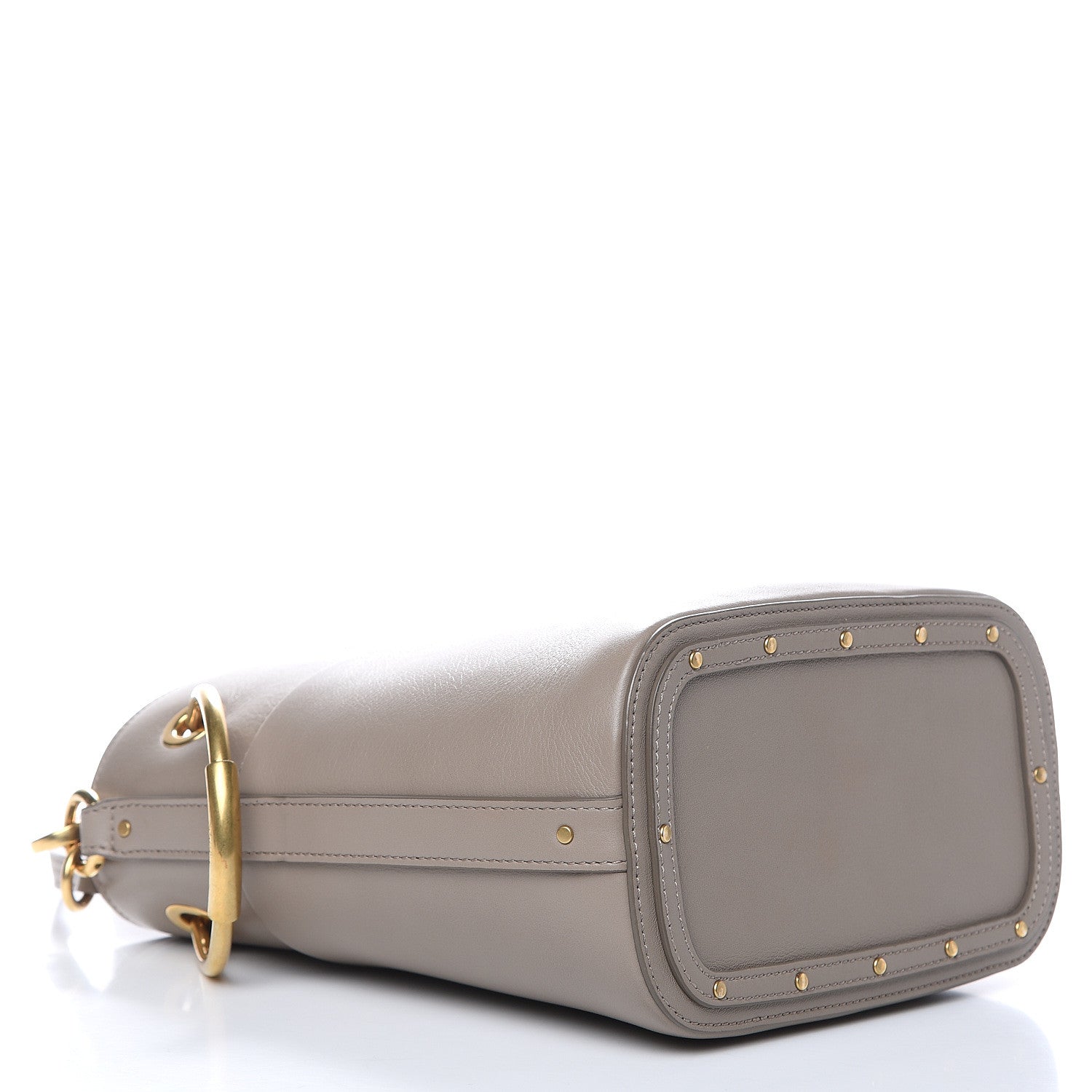 Chloe Smooth Calfskin Small Roy Bucket Bag Motty Grey 4 of 12