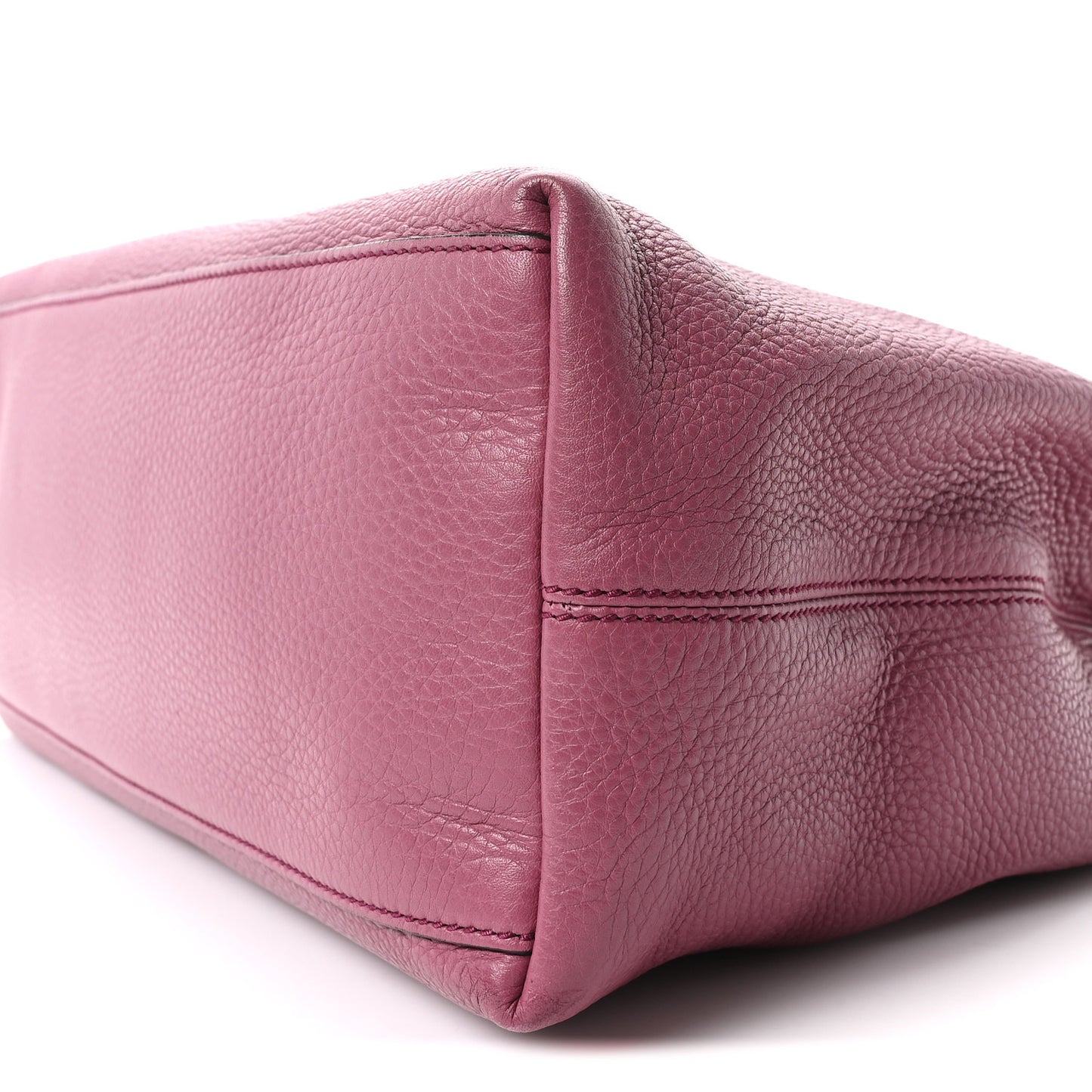 Pebbled Calfskin Medium Soho Chain Shoulder Bag Peonia Flower
