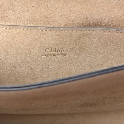 Chloe Suede Calfskin Small Faye Shoulder Bag Black 5 of 14