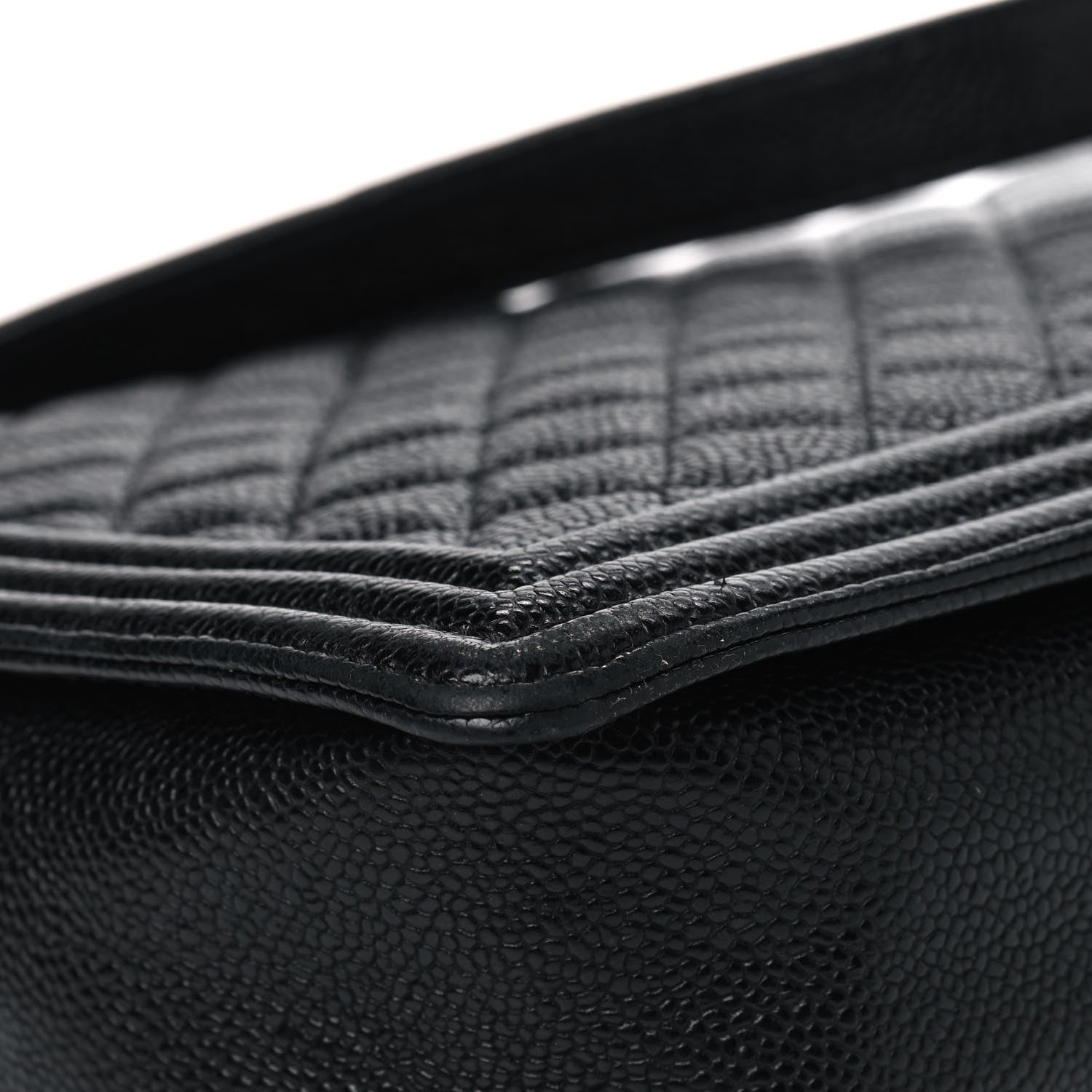 Chanel Caviar Quilted Large Boy Flap Black 8 of 10