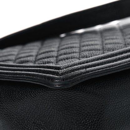 Chanel Caviar Quilted Large Boy Flap Black 8 of 10