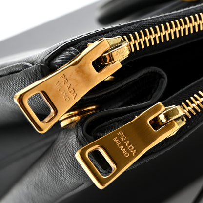 Prada Saffiano Lux Large Galleria Double Zip Tote Black 12 of 13